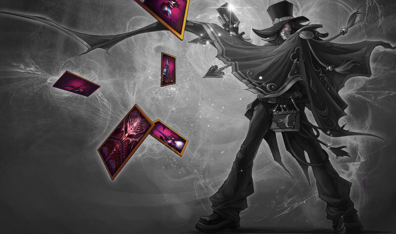 dark magician with floating cards