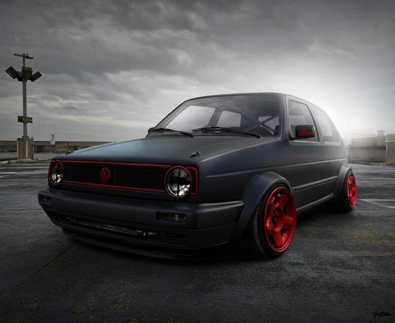 Dark Matte Car — Black
