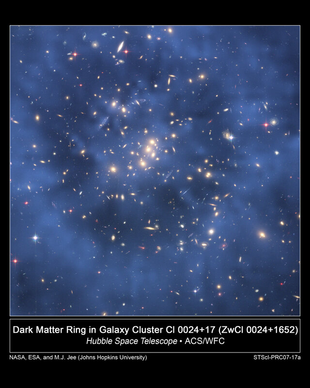 Dark Matter Ring in Galaxy Cluster