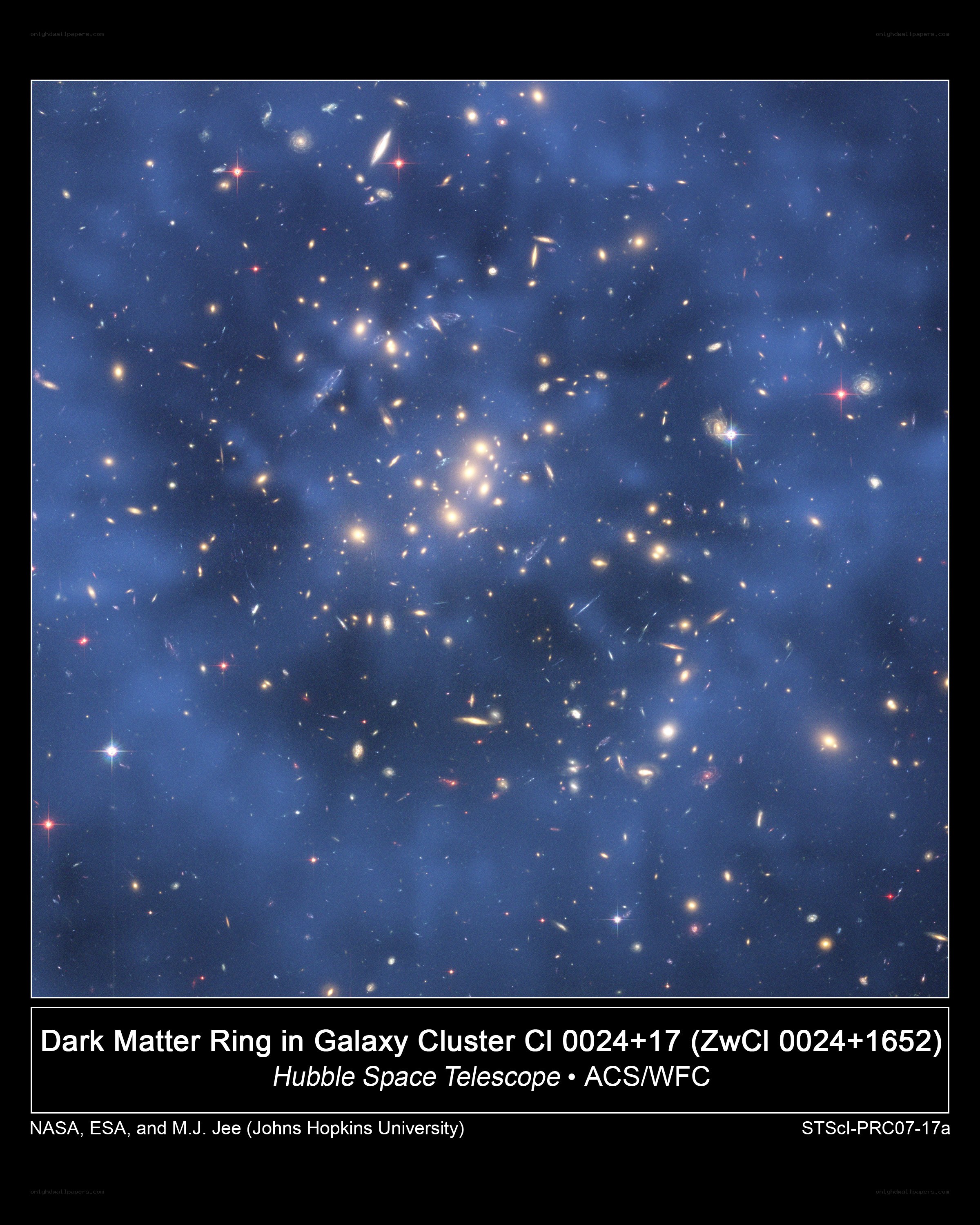 Dark Matter Ring in Galaxy Cluster