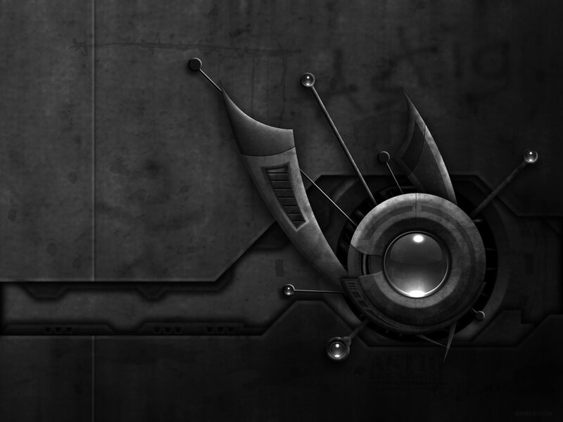 dark mechanical abstract design