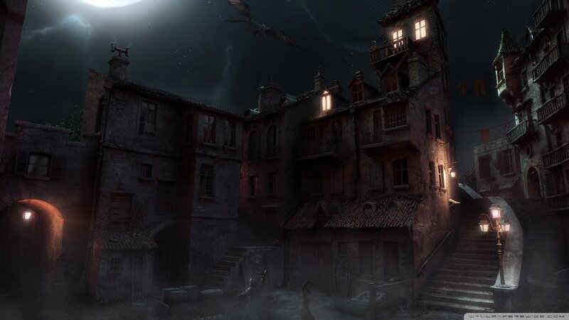 Dark Medieval Town