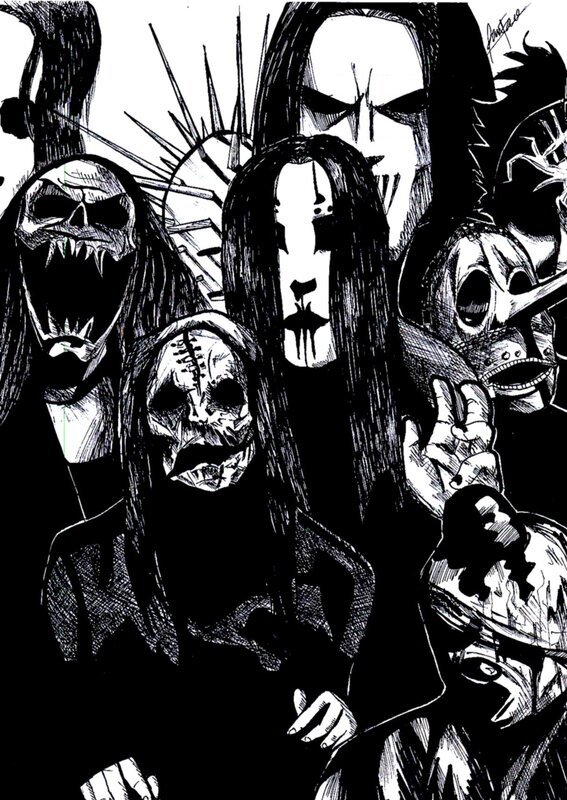dark metal band characters