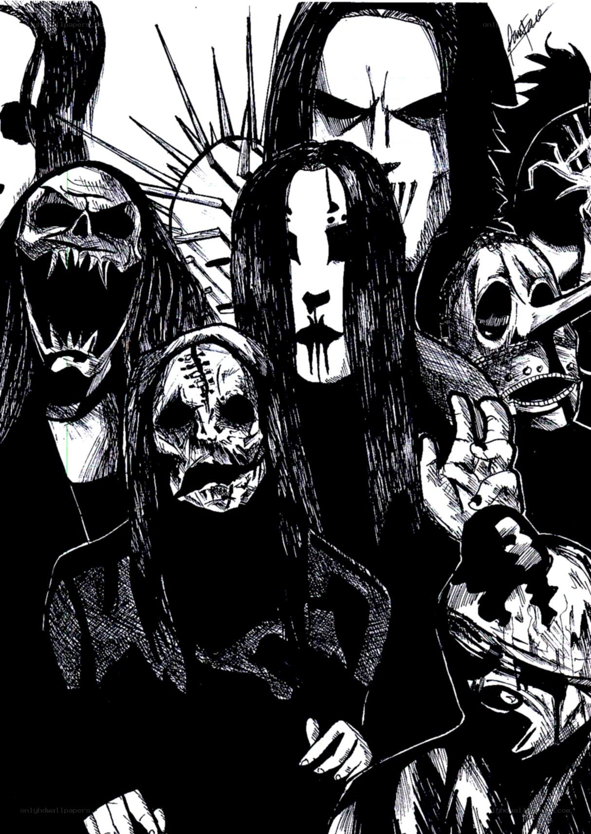 dark metal band characters