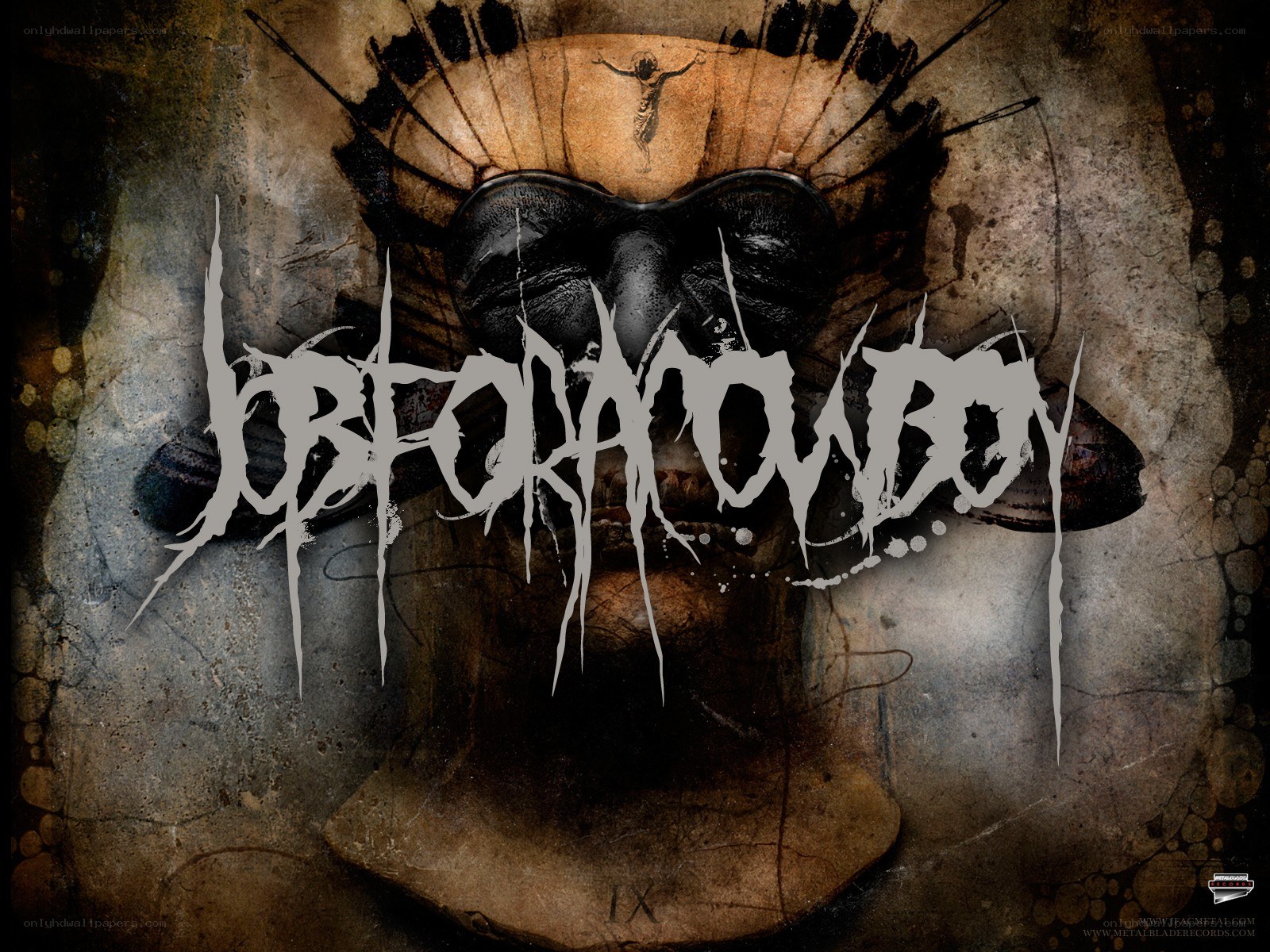 Dark metal band logo artwork