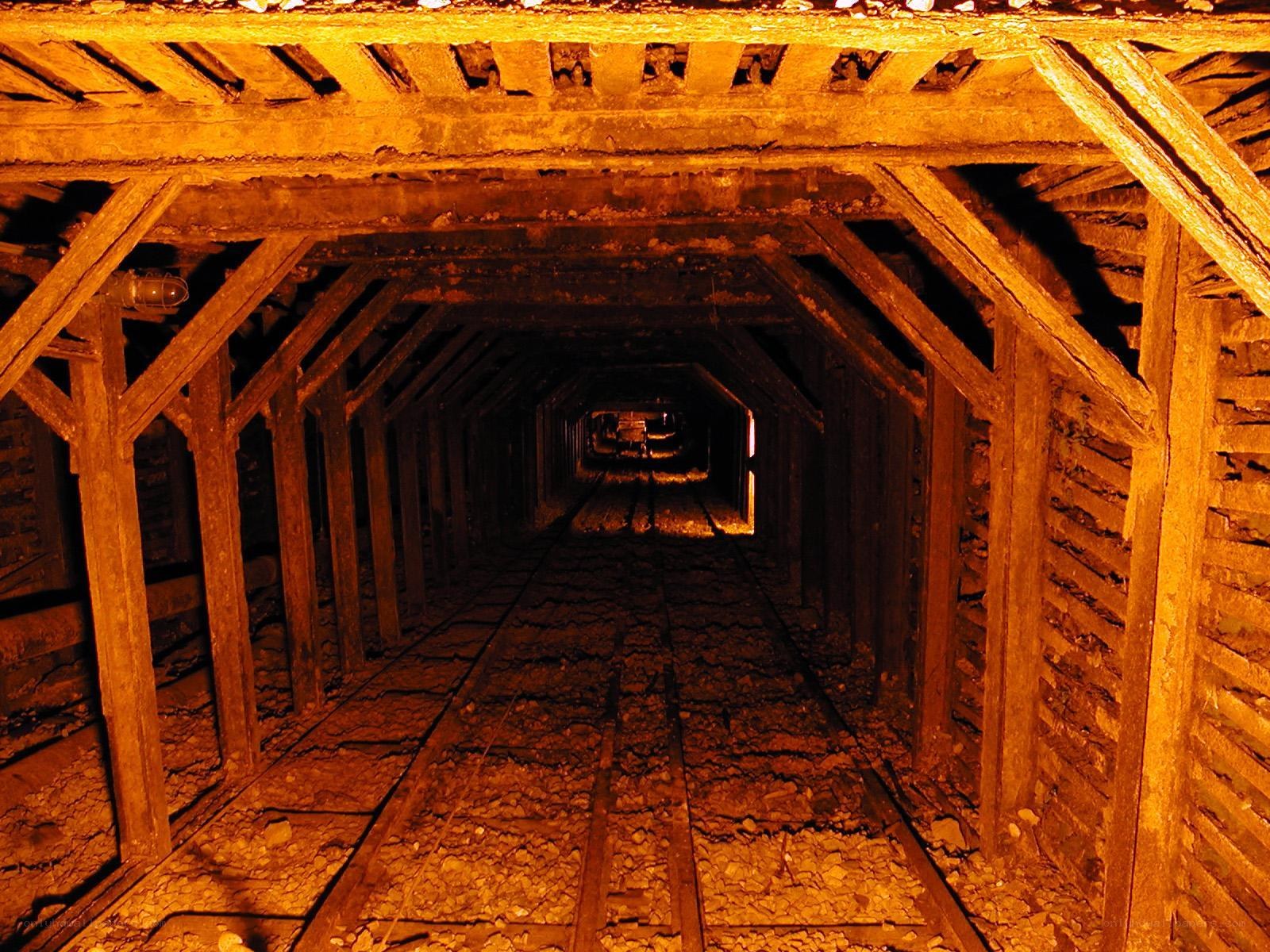 dark mine tunnel