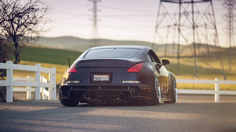Dark Modified Sports Car