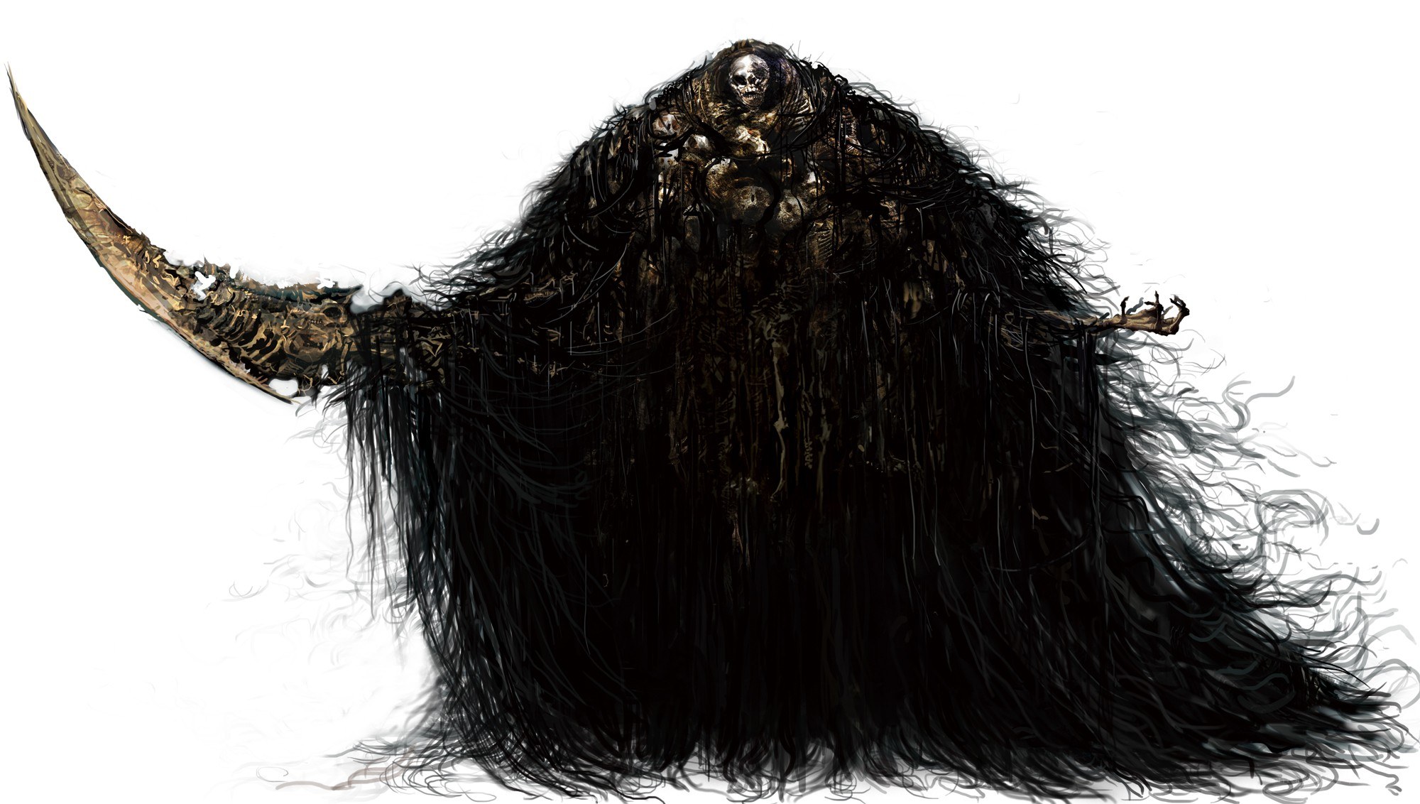 dark monster with horn
