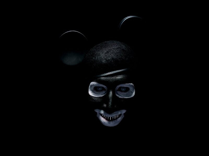 dark mouse mask figure