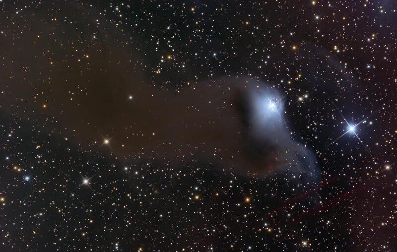 Dark Nebula in Space — Black, Serene
