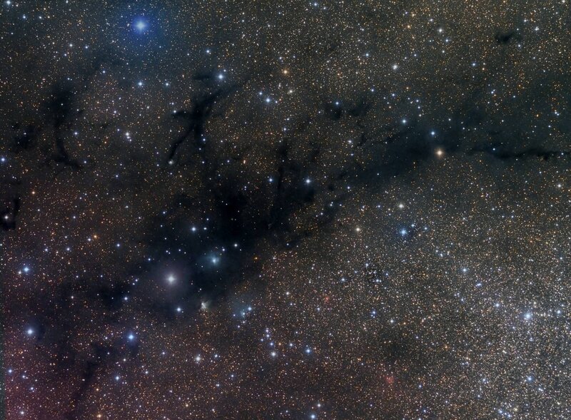 Dark Nebula in Starfield — Black, Dramatic, Night