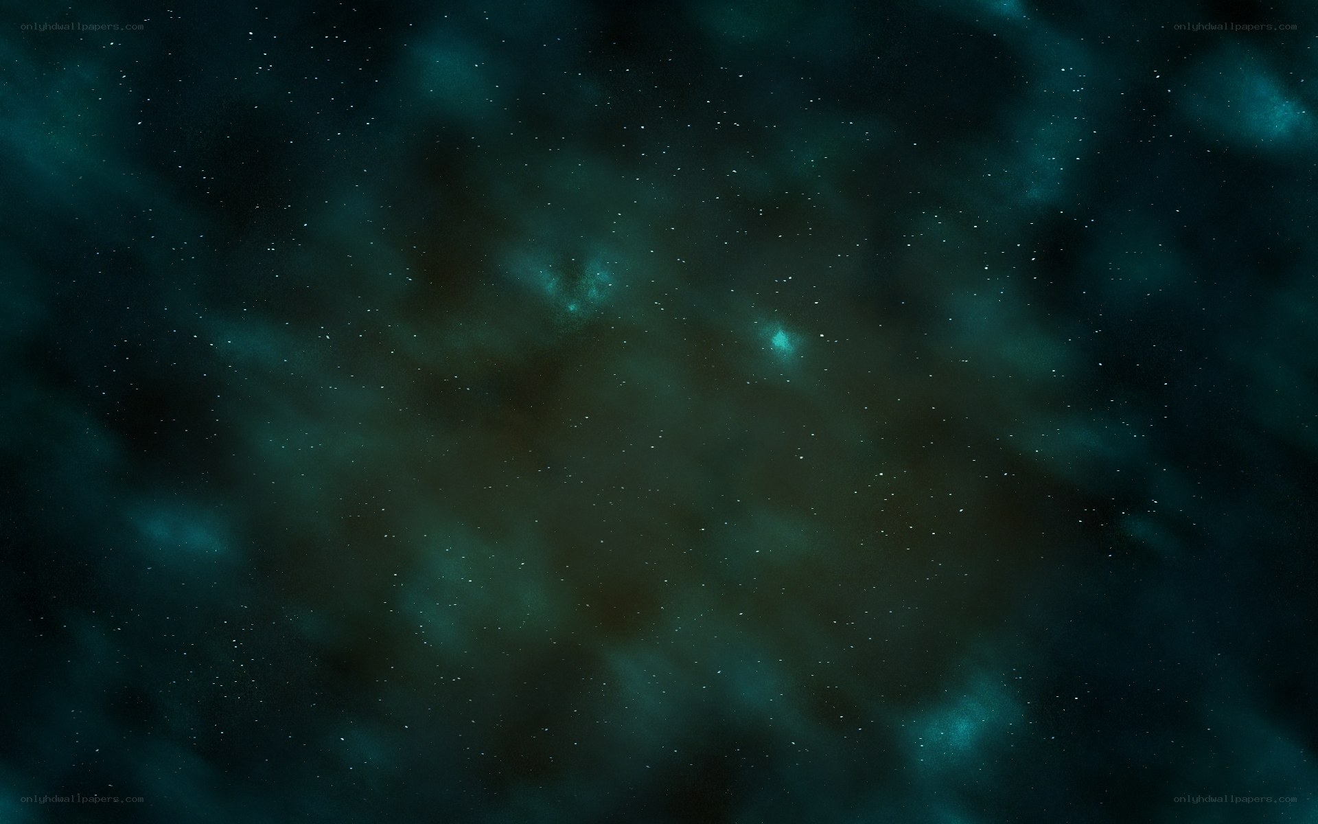 dark nebula with stars