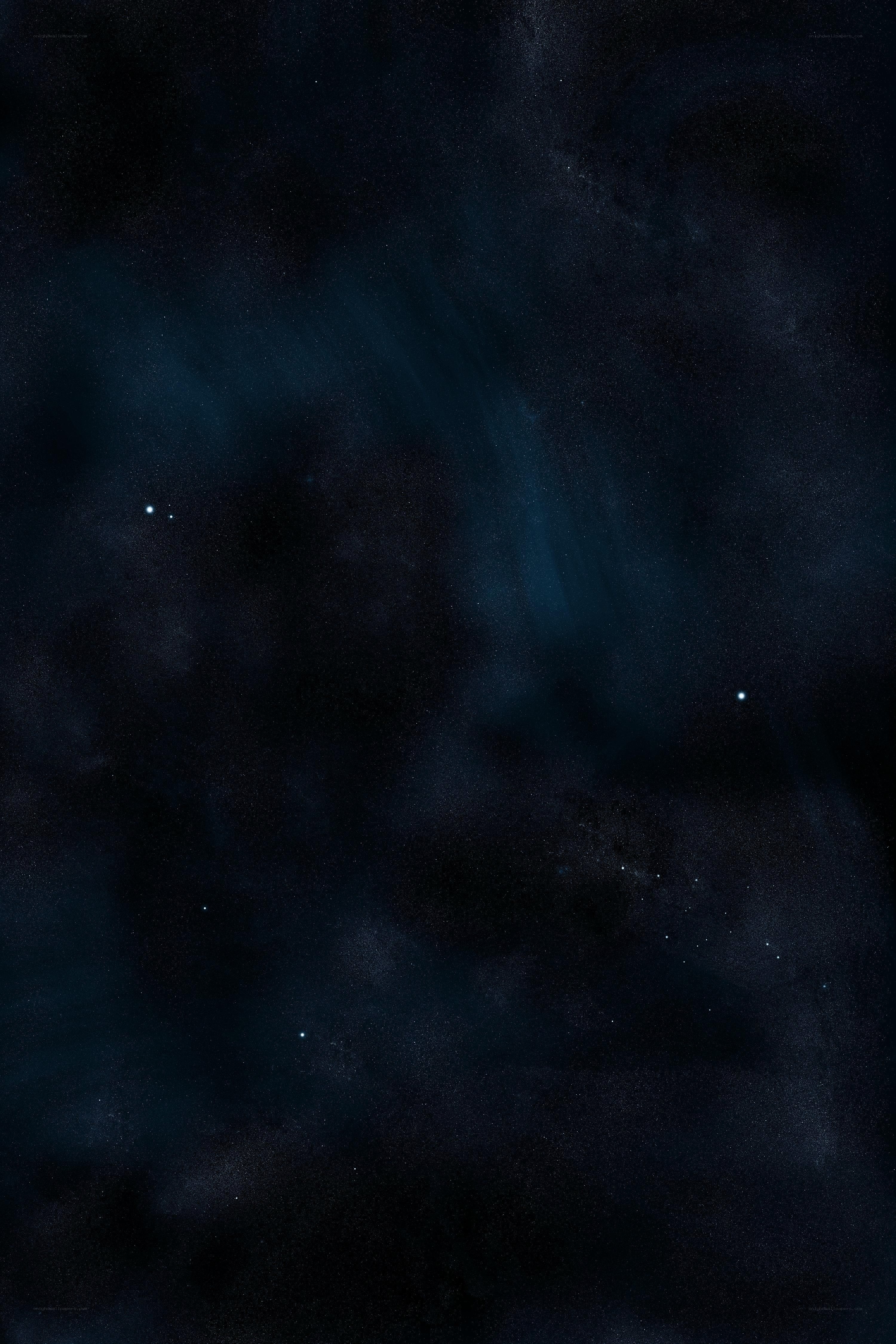 dark night sky with stars