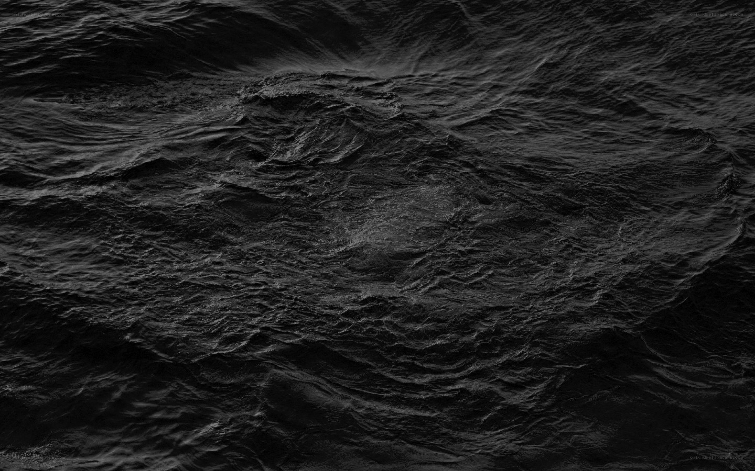 dark ocean waves