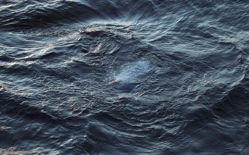 dark ocean waves at dusk