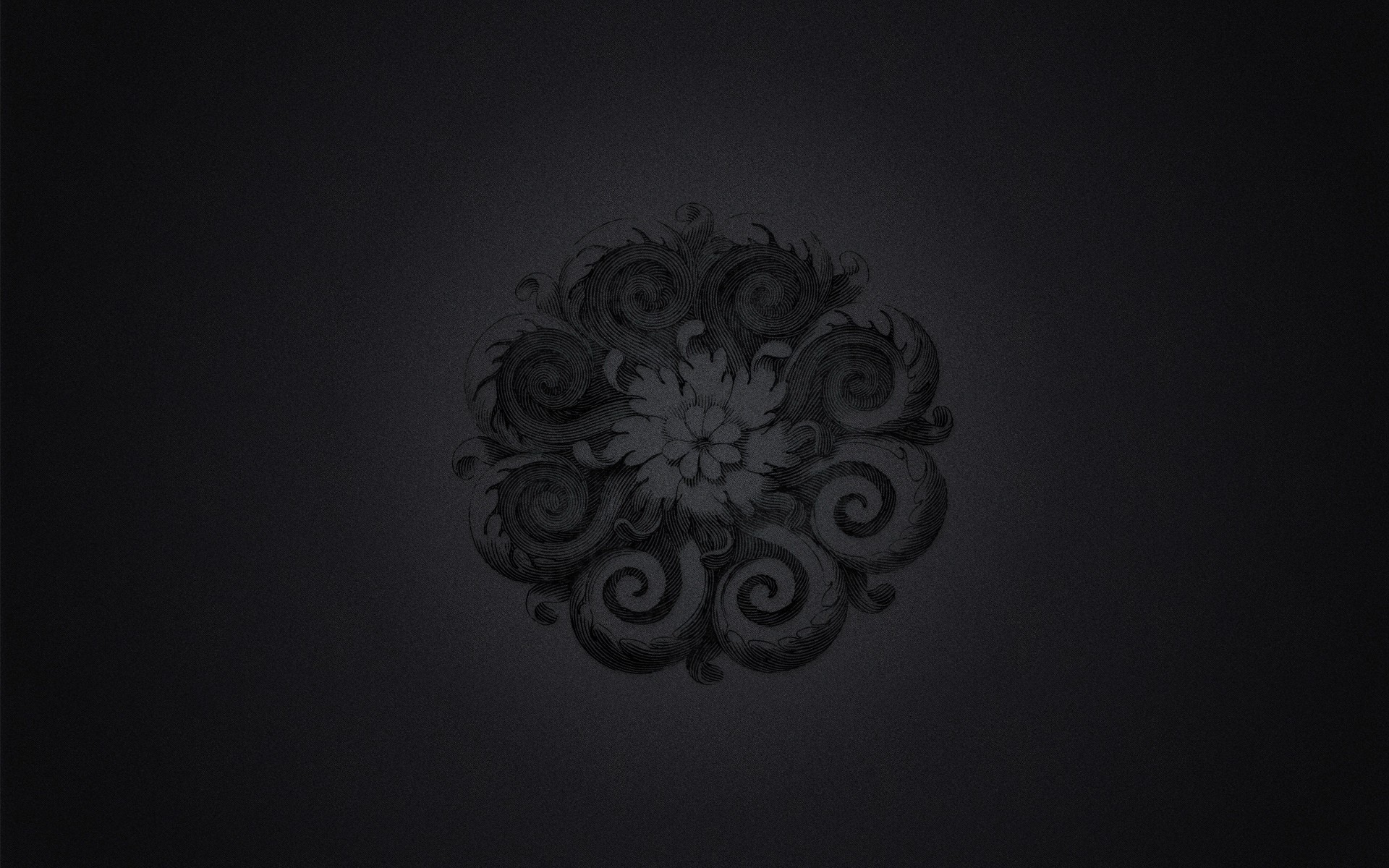 dark ornate mandala design