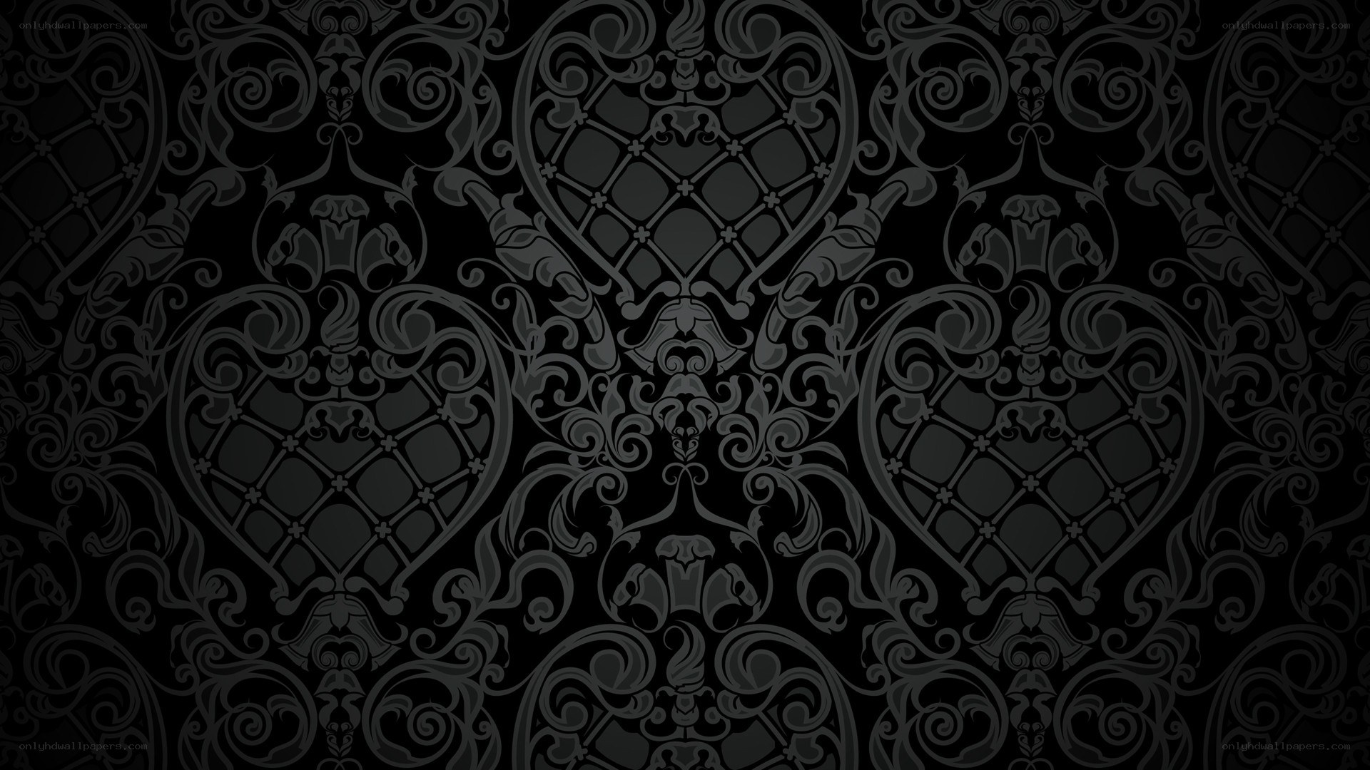 dark ornate pattern wallpaper