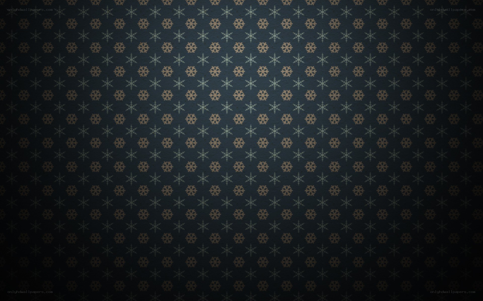 dark pattern with snowflakes