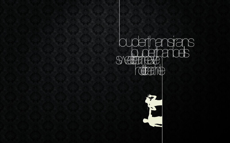 dark pattern with text and silhouette