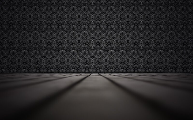 Dark Patterned Wall — Black
