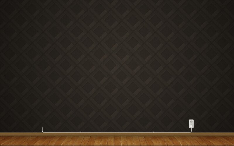 dark patterned wall interior