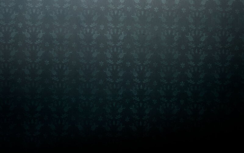 Dark Patterned Wallpaper — Black, Digital Art, Flowers