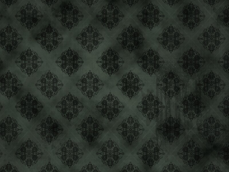Dark Patterned Wallpaper — Black, Digital Art