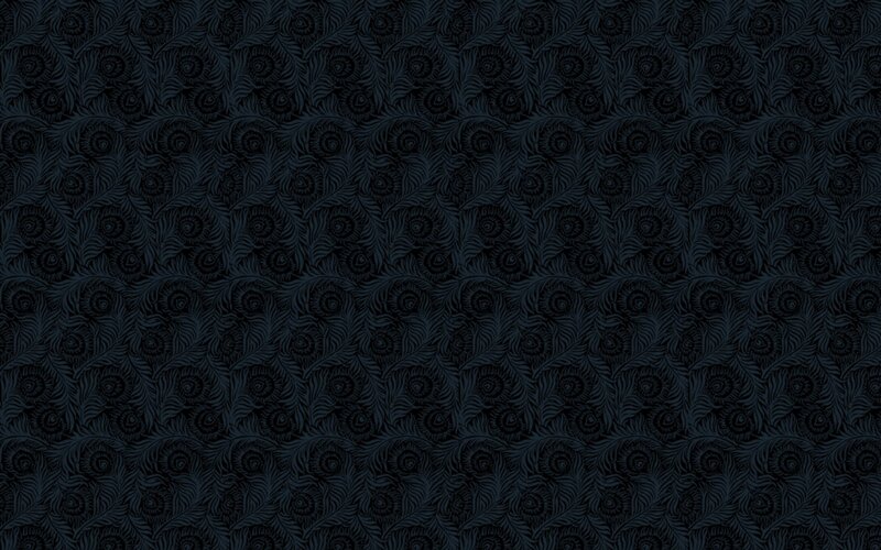 Dark Patterned Wallpaper — Black, Illustration, Pattern