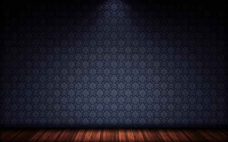 Dark Patterned Wallpaper — Black