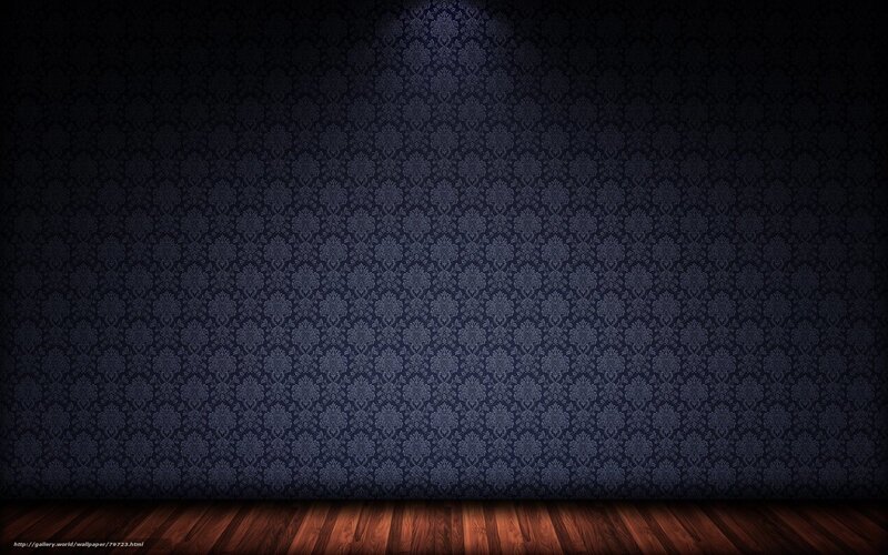 dark patterned wallpaper room