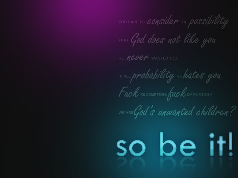 Dark philosophical quote
