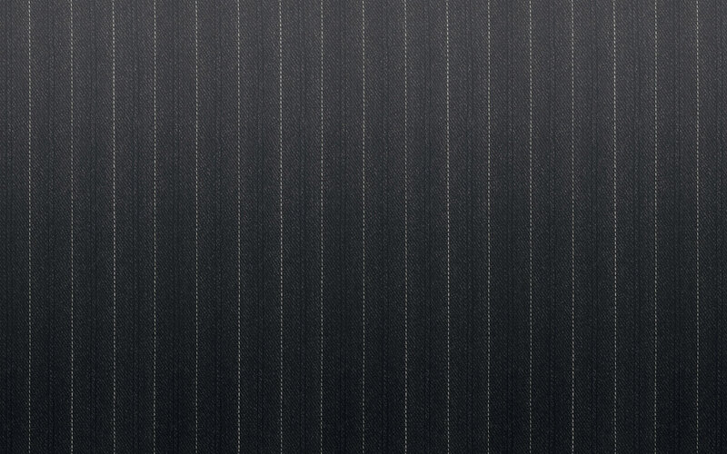 Dark Pinstripe Fabric — Black