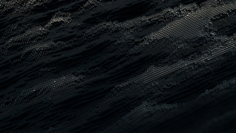 Dark Pixelated Surface