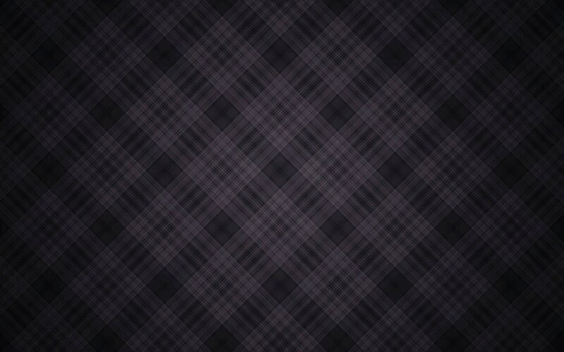 Dark Plaid Pattern — Black