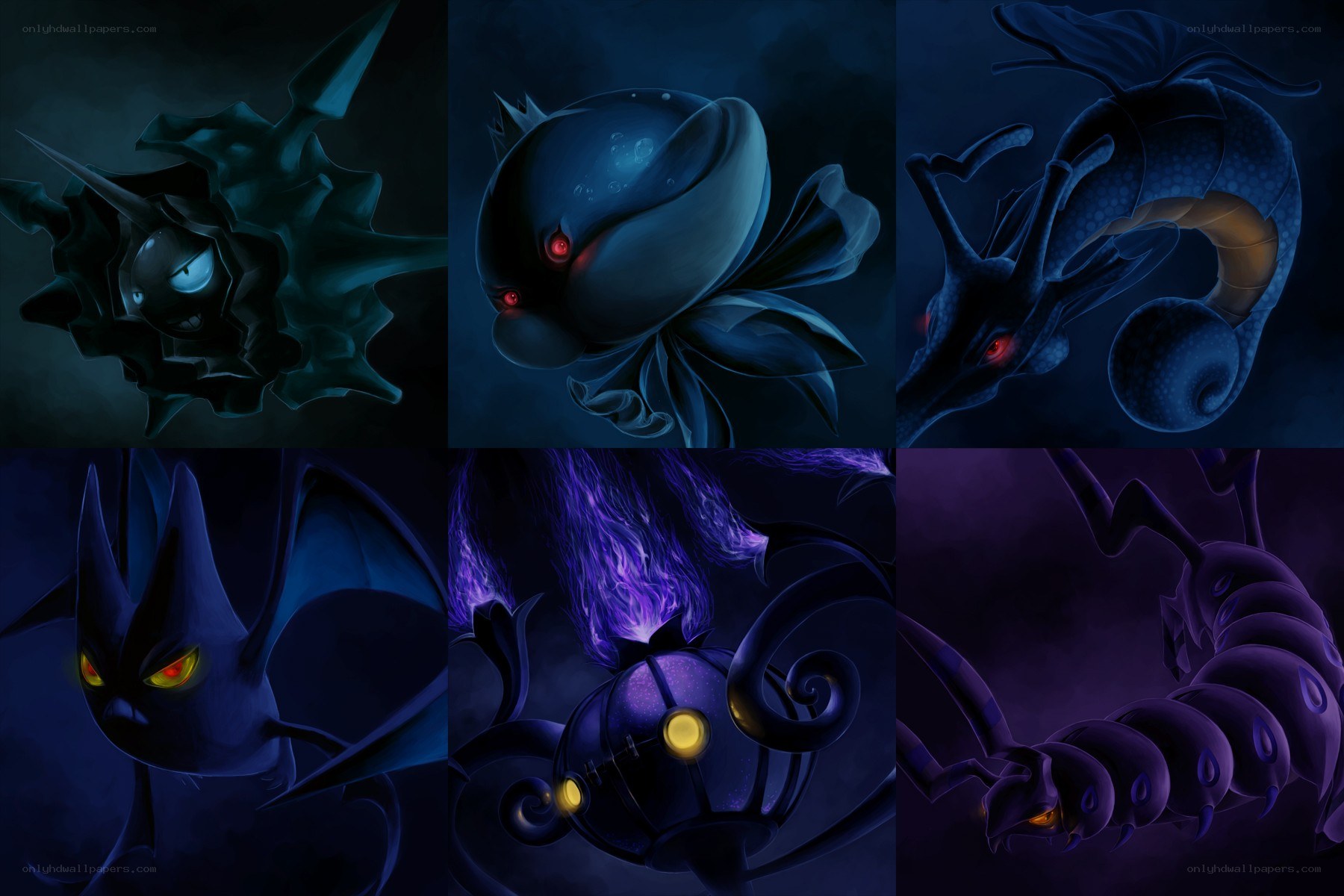 Dark Pokémon Art Collection