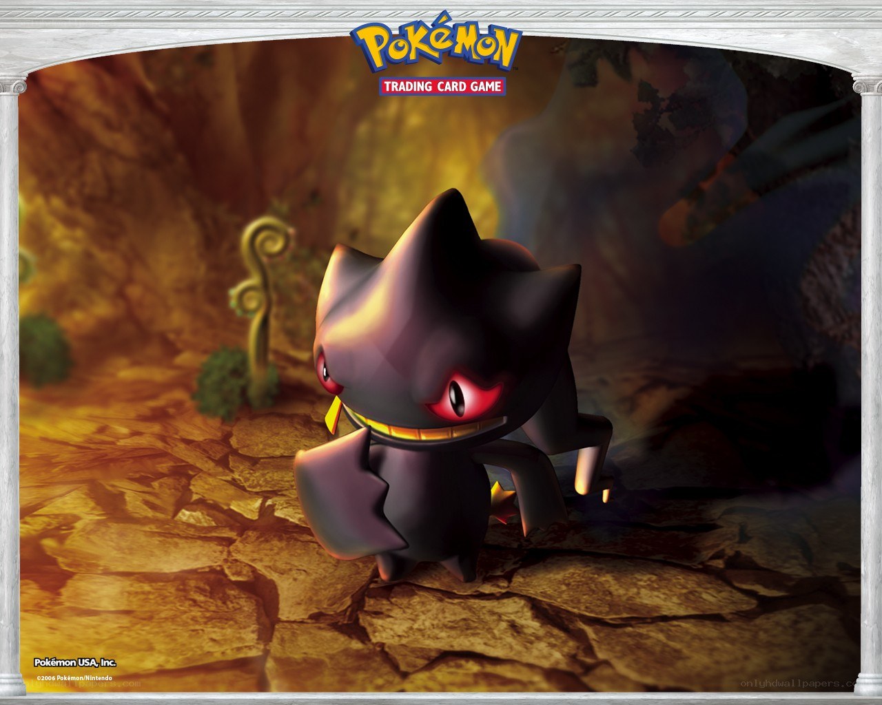 Dark Pokémon in a cave