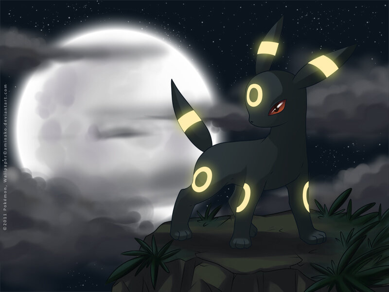 Dark Pokémon on Cliff