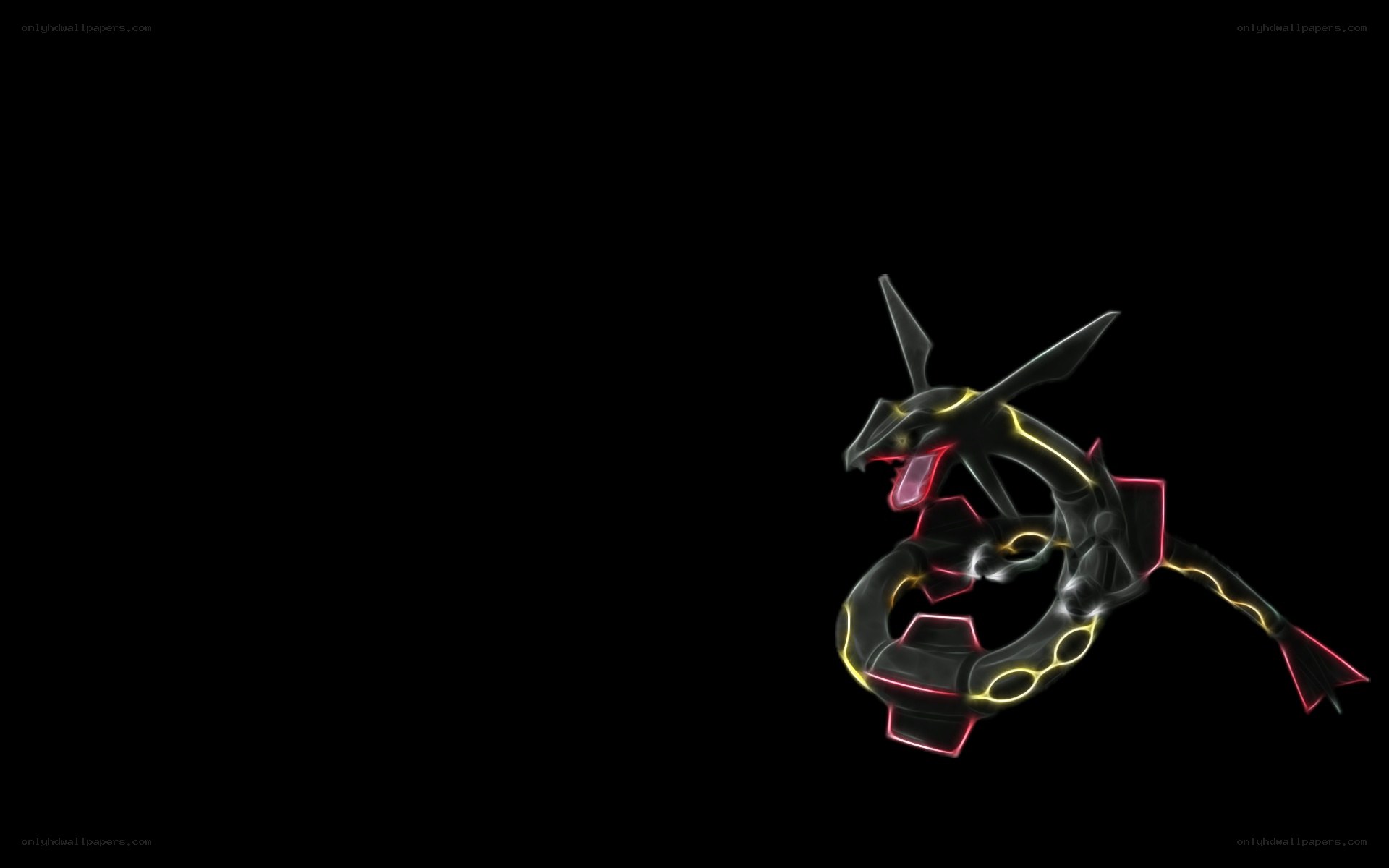 Dark Pokémon with glowing lines