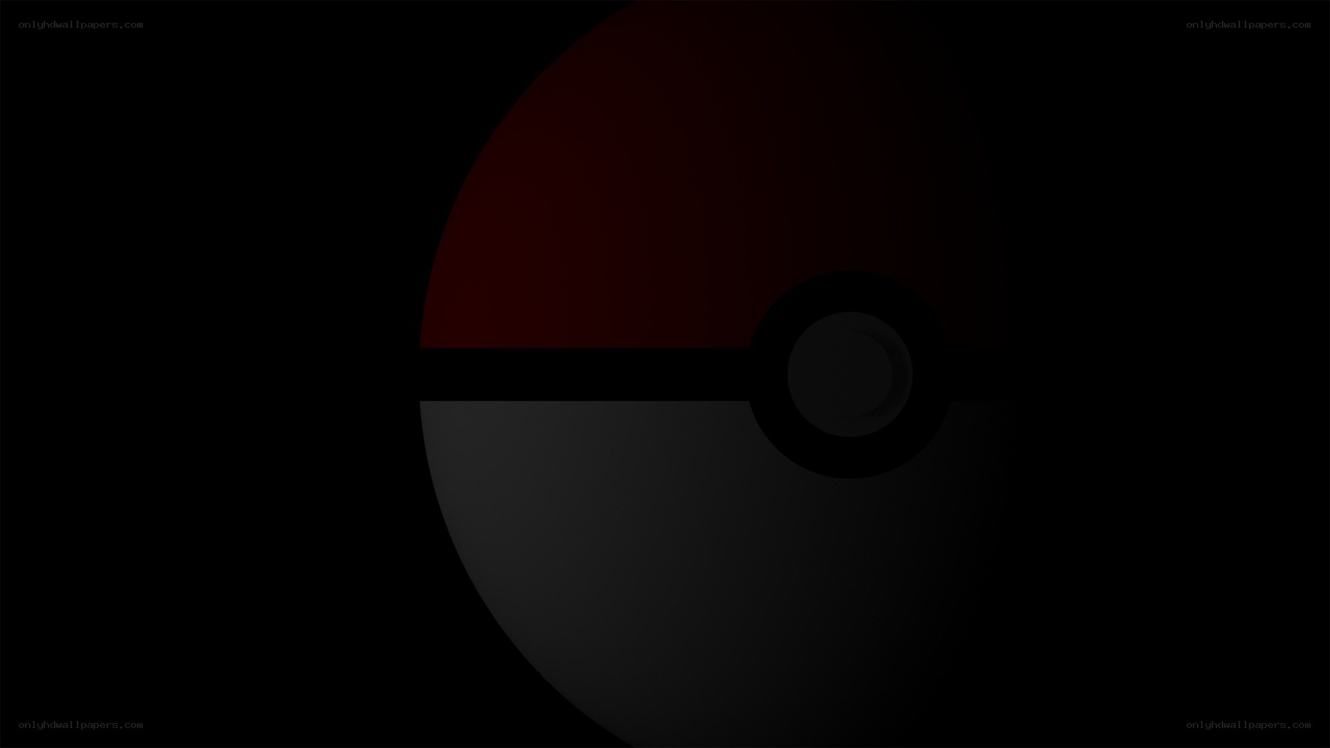 dark pokeball silhouette