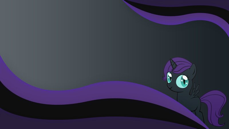 dark pony character wallpaper
