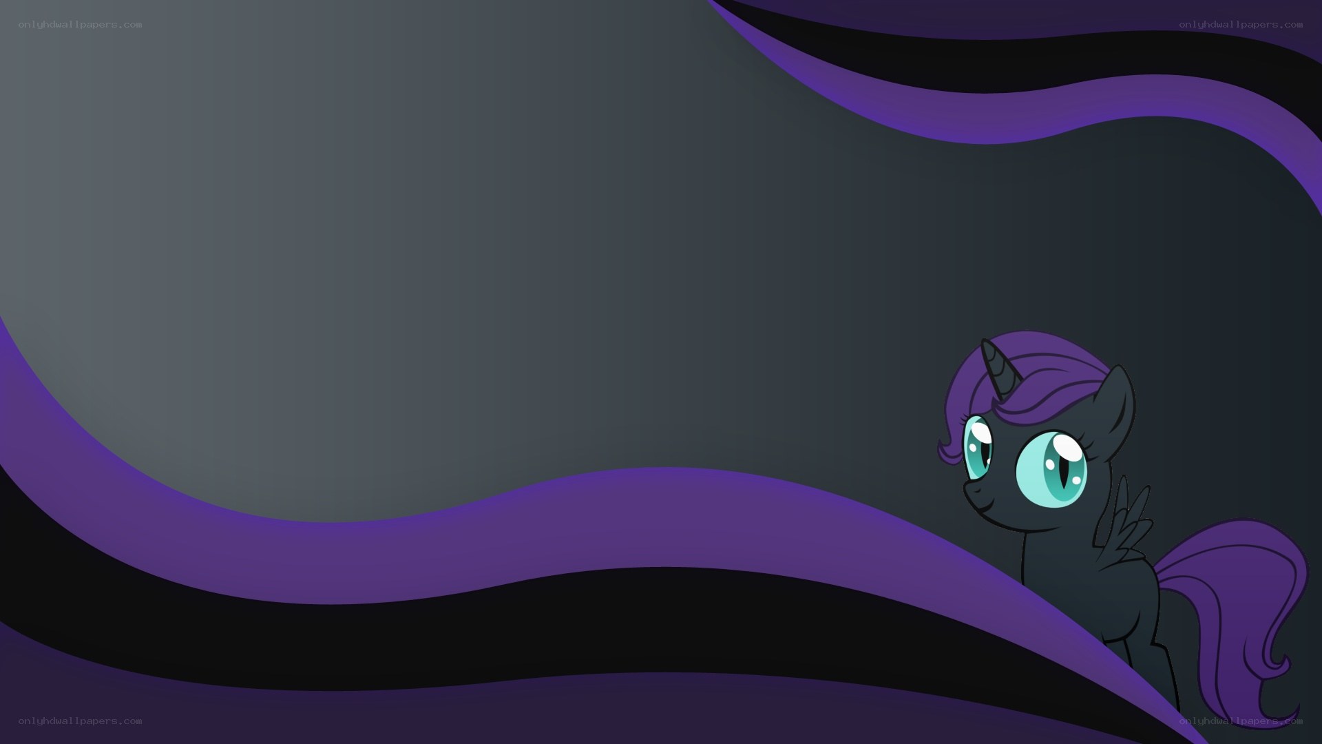 dark pony character wallpaper