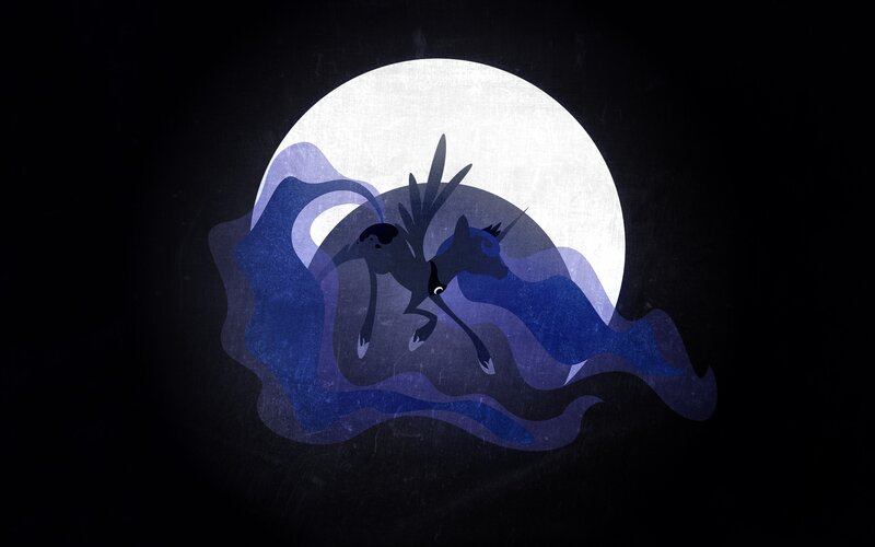 Dark Pony Silhouette
