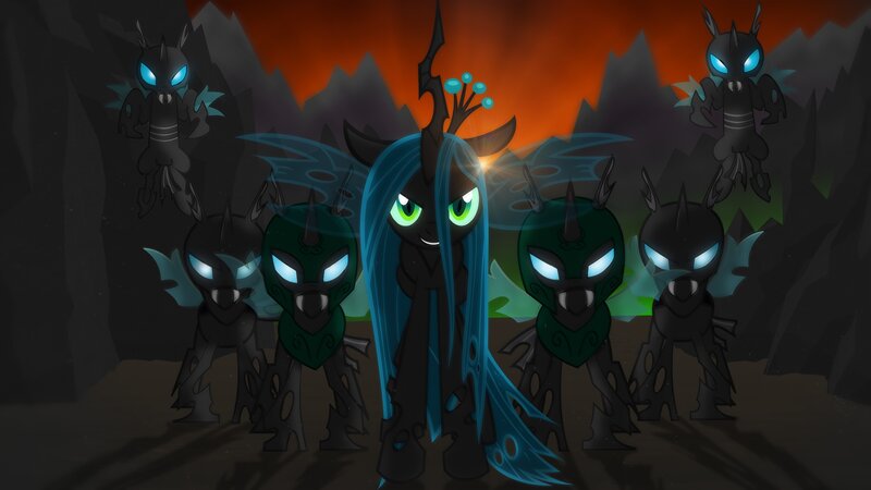 Dark Pony with Minions