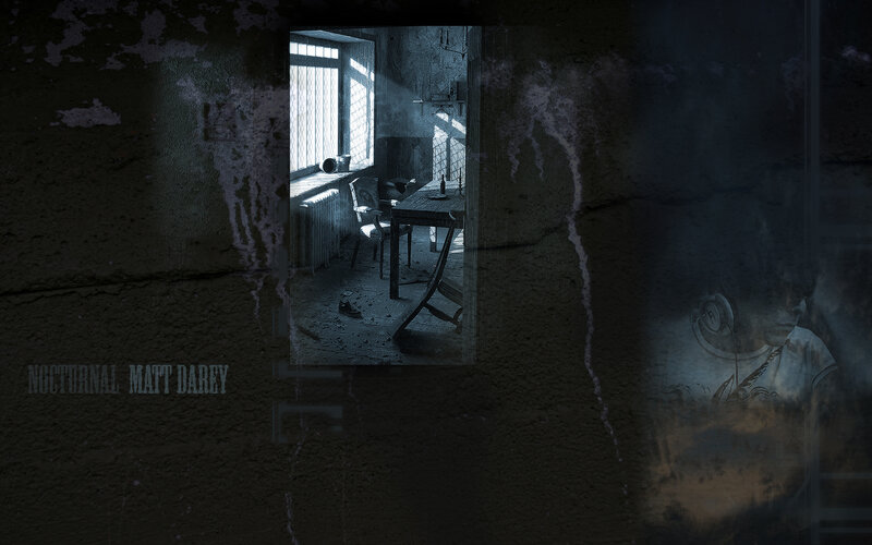 dark prison cell scene