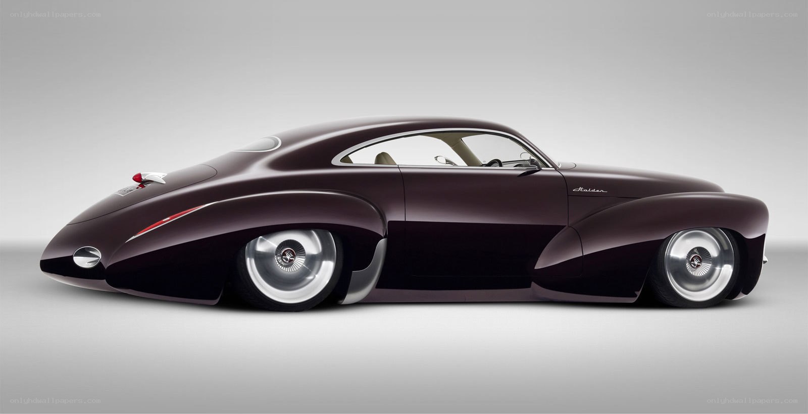 dark purple concept car