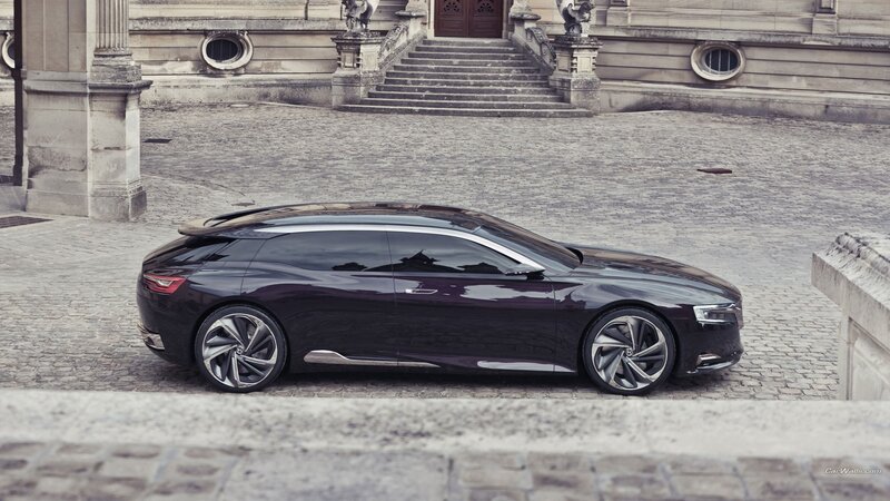 Dark Purple Concept Car — Black, Dramatic