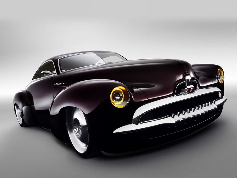 Dark Purple Concept Car — Dramatic, 3d Render