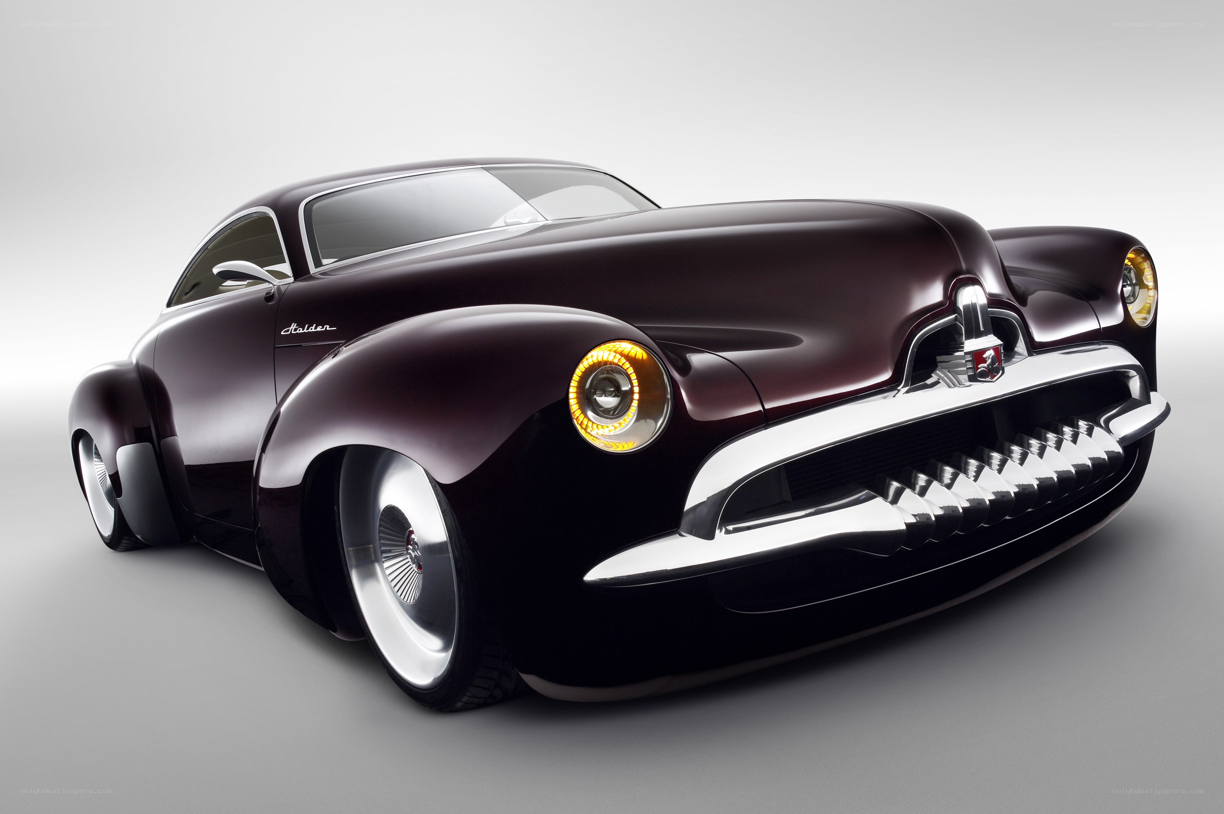 Dark purple concept car