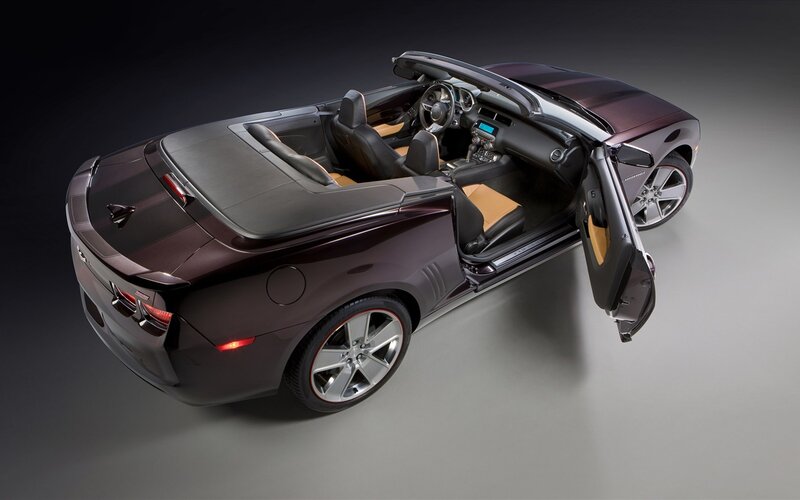 Dark Purple Convertible Car