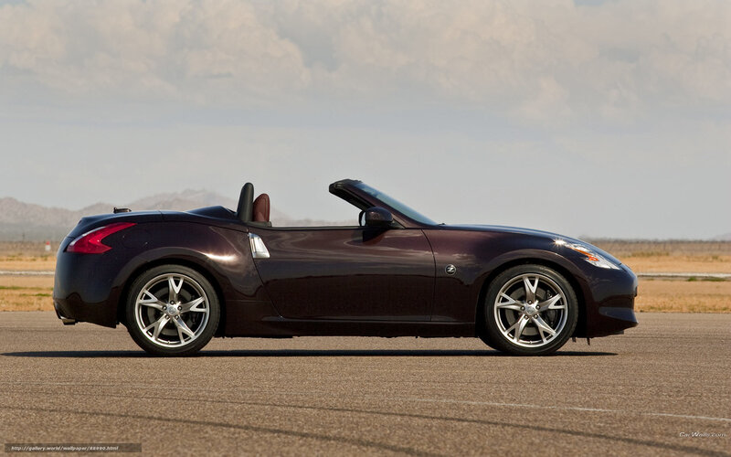 Dark purple convertible sports car